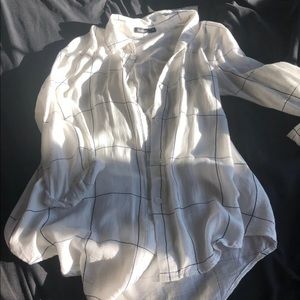 Boohoo white button down